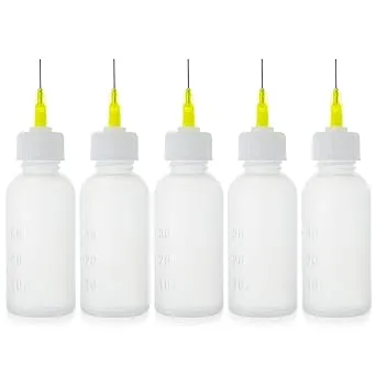 30cc Needle Glue Squeeze Bottle Precision Tip Applicator 5 Pack