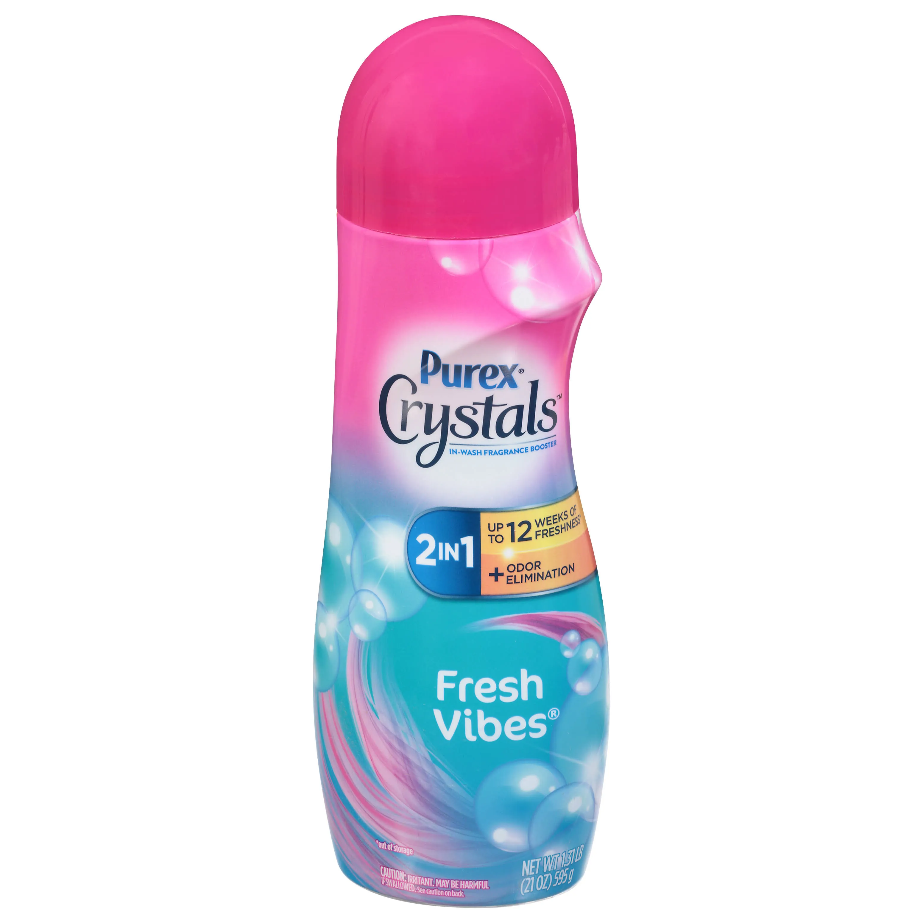 Purex Crystals in-wash Fragrance and Scent Booster, Fresh Vibes, 21 Oz, 4 Ct