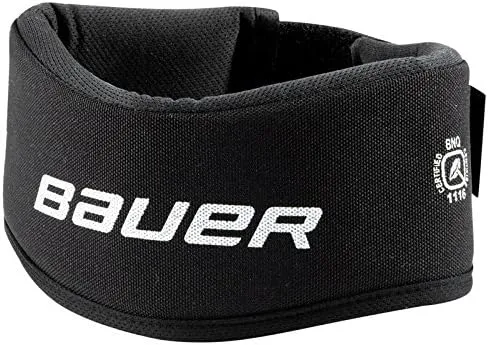 Bauer Youth NG NLP7 Core Neck Guard Collar, Black