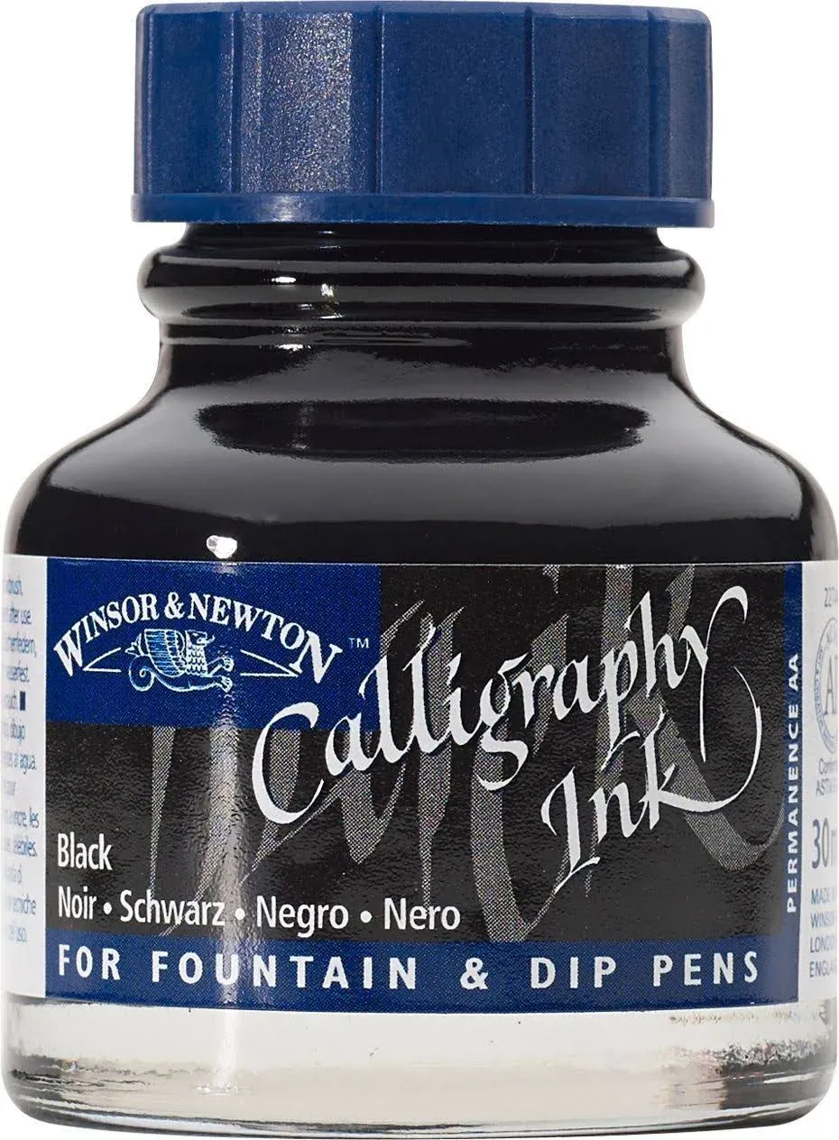 Winsor & Newton Calligraphy Ink 30ml Black