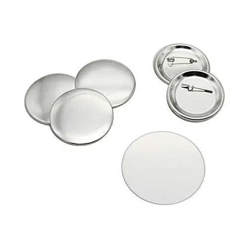 ChiButtons 58mm Metal Pin Badge Round Metric System (300 Sets)