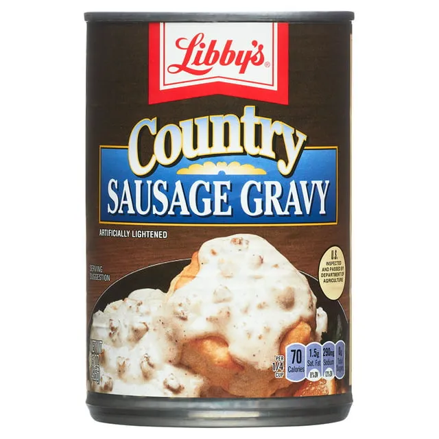 Libby's Country Sausage Gravy, 15 Ounce, Pack of 12