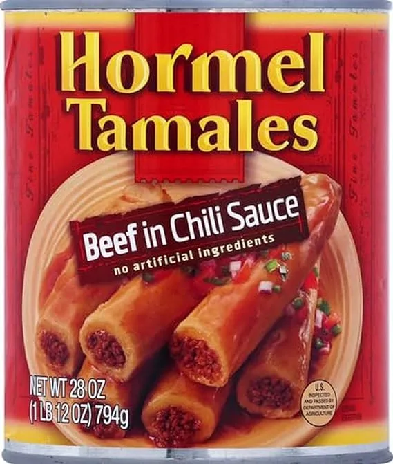 Hormel Tamales Beef in Chili Sauce - 28 oz can