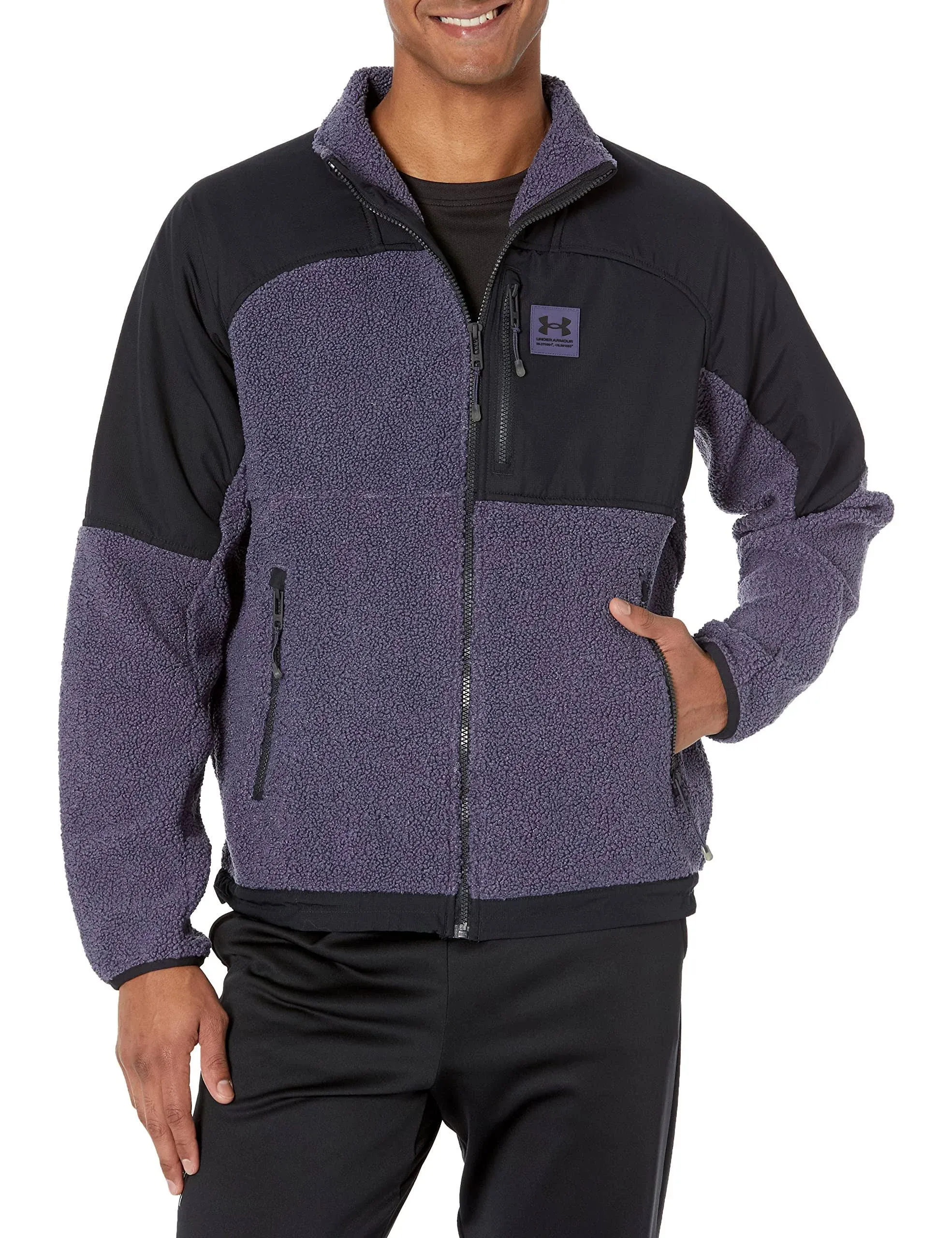 Under Armour Coat Men&#x27;s Medium New Mission Insulate Sherpa 1372656 MSRP $140