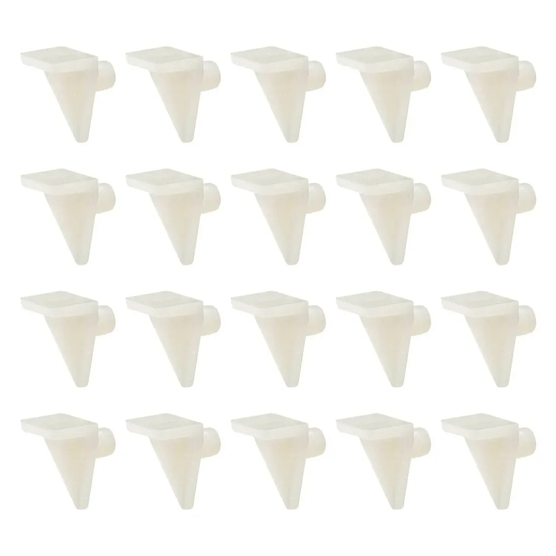 50pcs Plastic Shelf Support Peg Cabinet Shelf Clip Shelf Bracket Holder 5mm N753