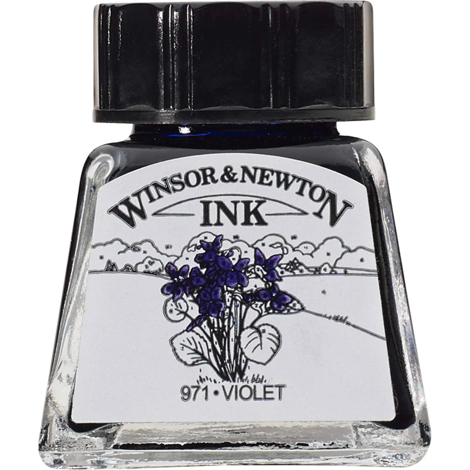 Winsor & Newton Drawing Ink, 14ml Bottle, Violet