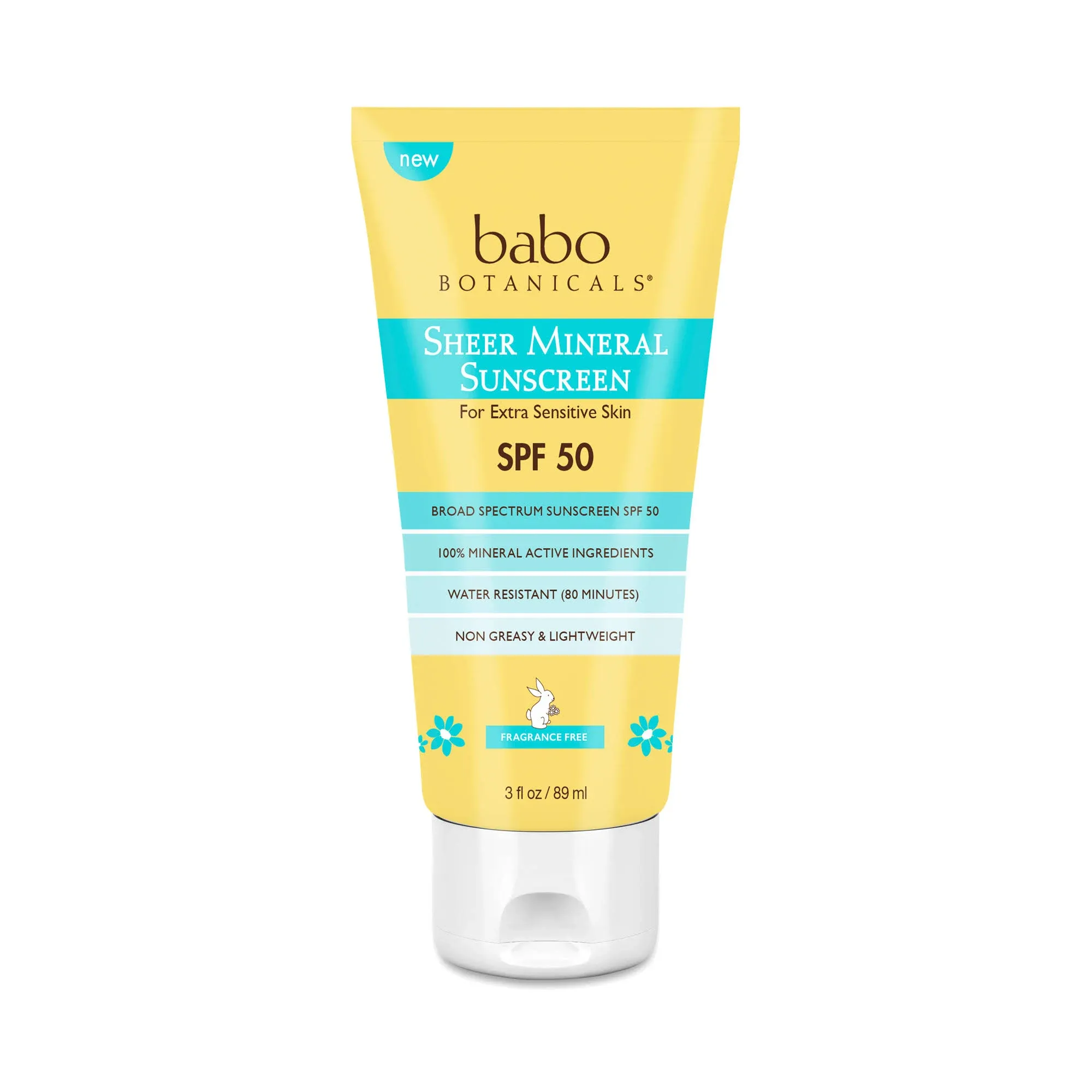 Babo Botanicals Sheer Mineral Sunscreen Lotion SPF 50