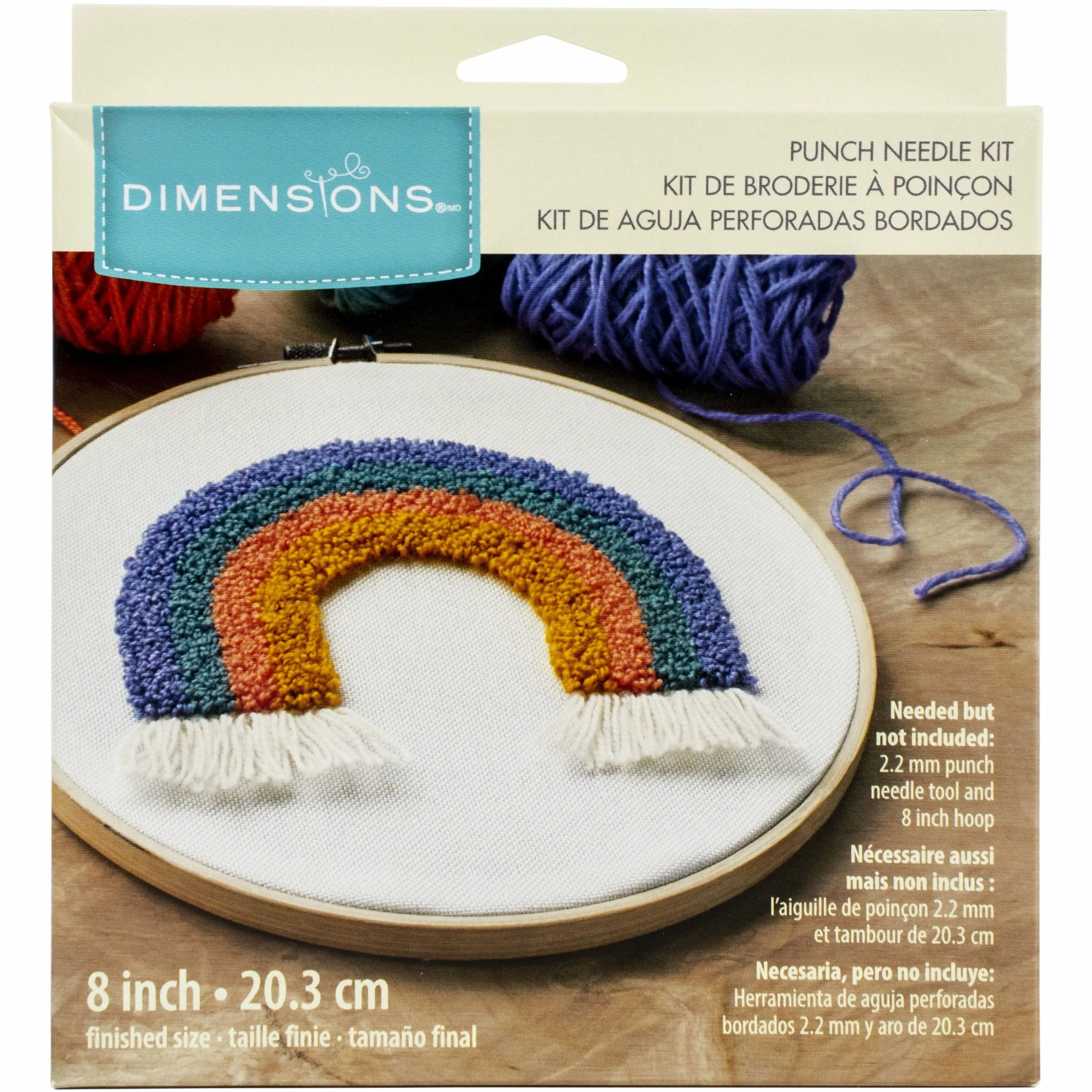 Dimensions Punch Needle Kit: Rainbow