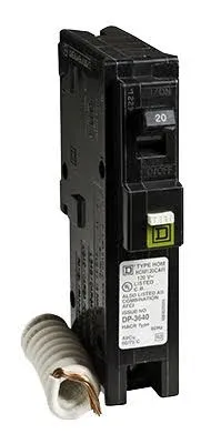 Square D by Schneider Electric HOM120CAFIC Homeline 20 Amp Single-Pole CAFCI Circuit Breaker