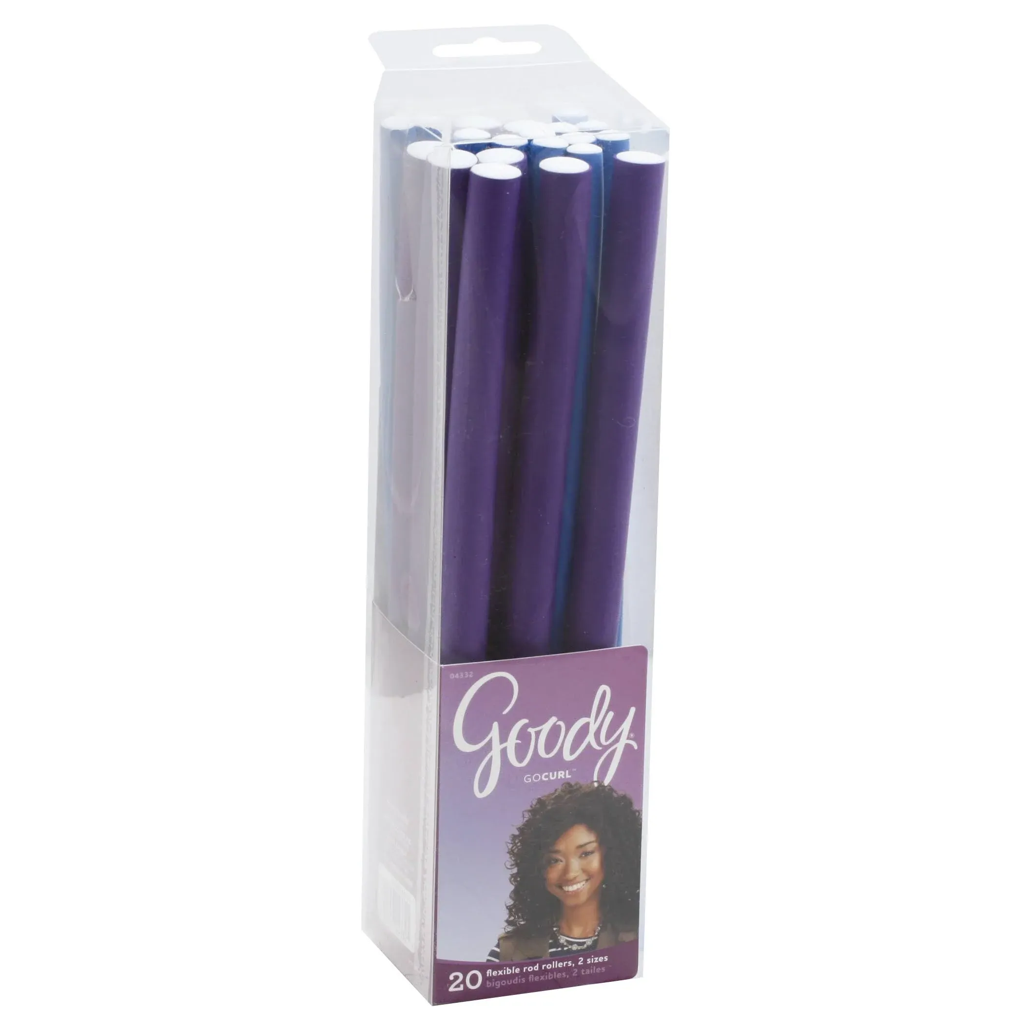 Goody Go Curl Rollers, Flexible Rod, 2 Sizes - 20 rollers