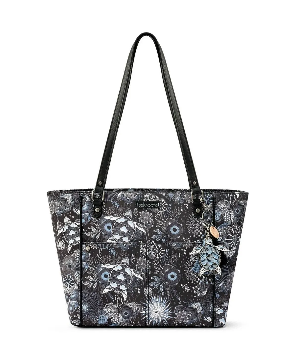 Sakroots Metro Tote Bag | Eco Twill - Midnight Seascape