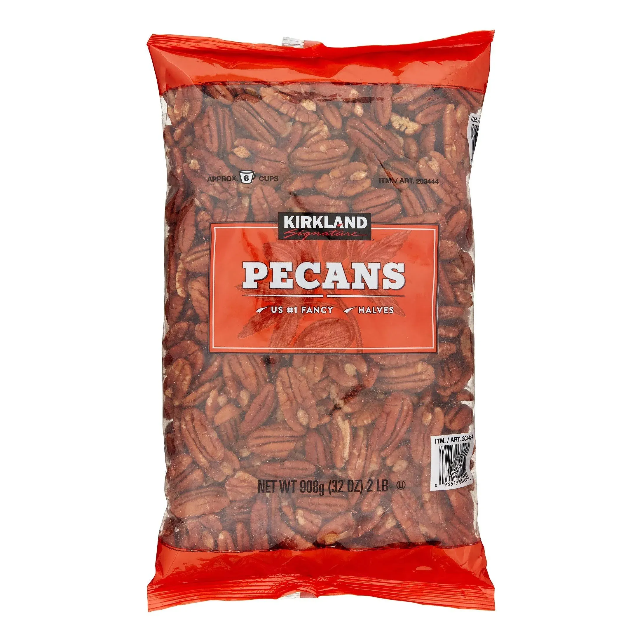 Kirkland Signature Pecan Halves, 32 Ounce (ZY-ghm-20200909-2-39)