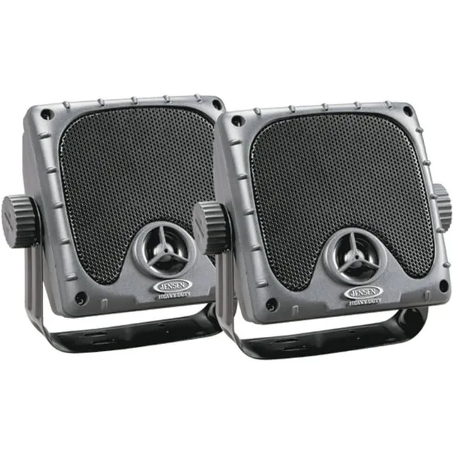 Jensen - Mini Weatherproof Speakers - Universal - 3.5" Mini Weatherproof Speakers - JXHD35