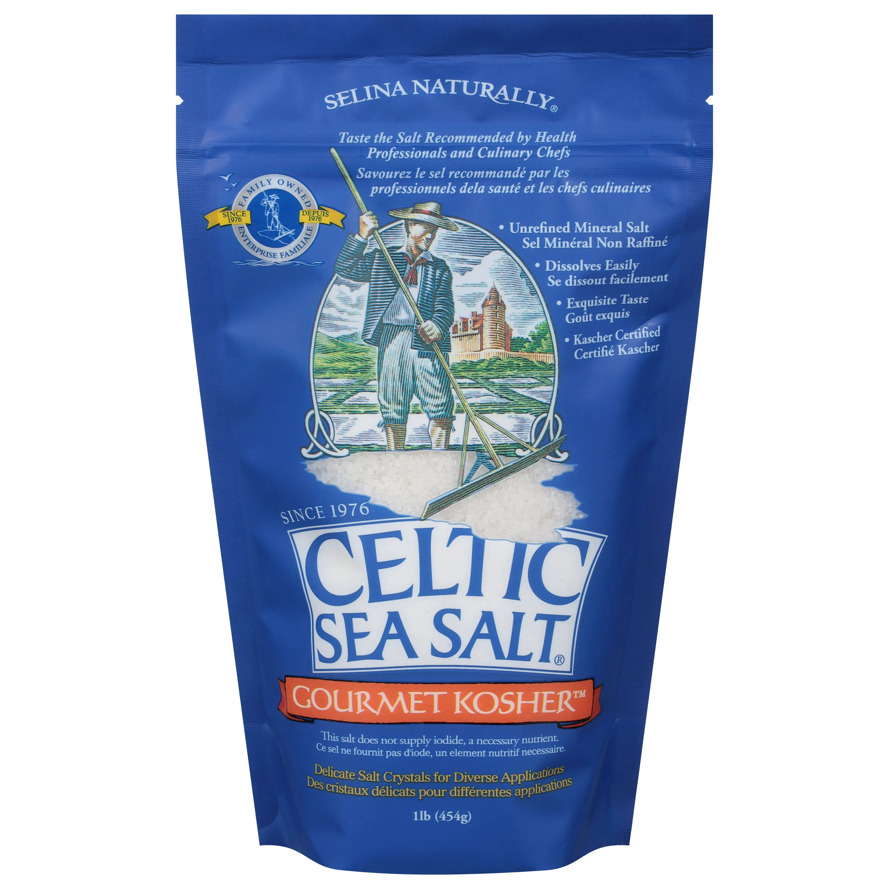 Celtic Sea Salt Gourmet Kosher, 16 Ounce