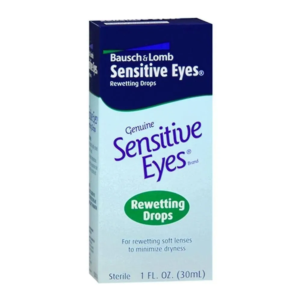 Bausch + Lomb Rewetting Drops, Sensitive Eyes - 1 fl oz