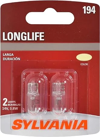 Sylvania 194 Long Life Miniature Bulb (2-Pack)