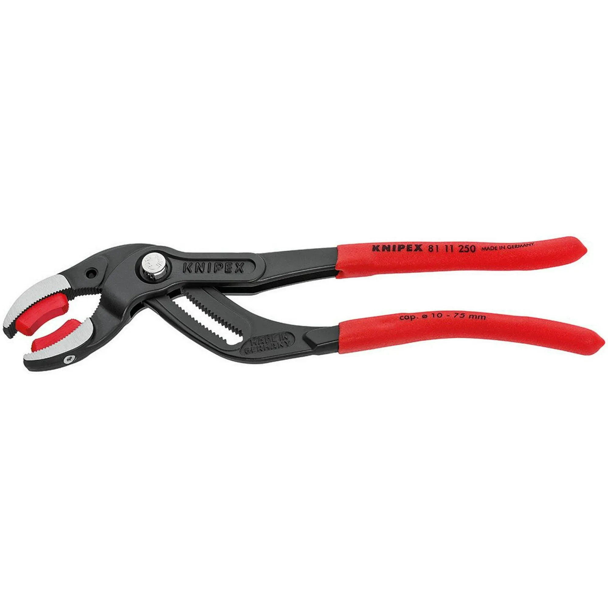 Knipex 81 11 250 Siphon- and Connector Pliers 9,84" with plastic jaws