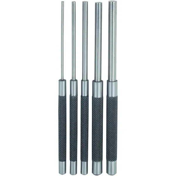 Pittsburgh Long Drive Pin Punch Set, 5 Piece