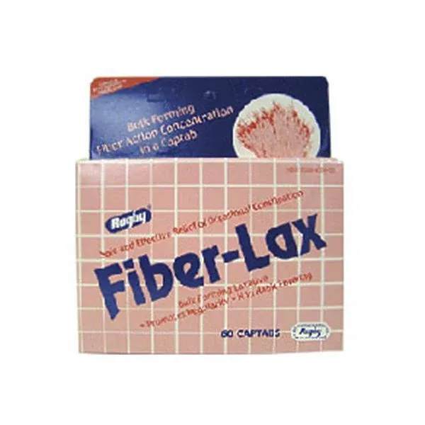 Rugby Fiber Lax Polycarbo 500 mg Tablets 60 ea