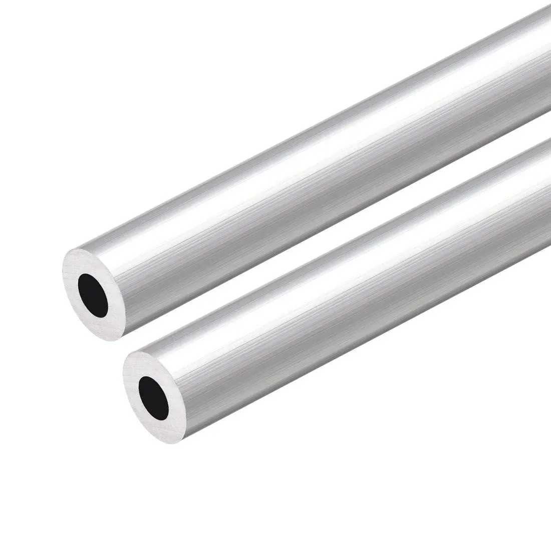 Uxcell 6063 Aluminum Round Tube 300mm Length 12.7mm OD 6mm Inner Dia Seamless ...