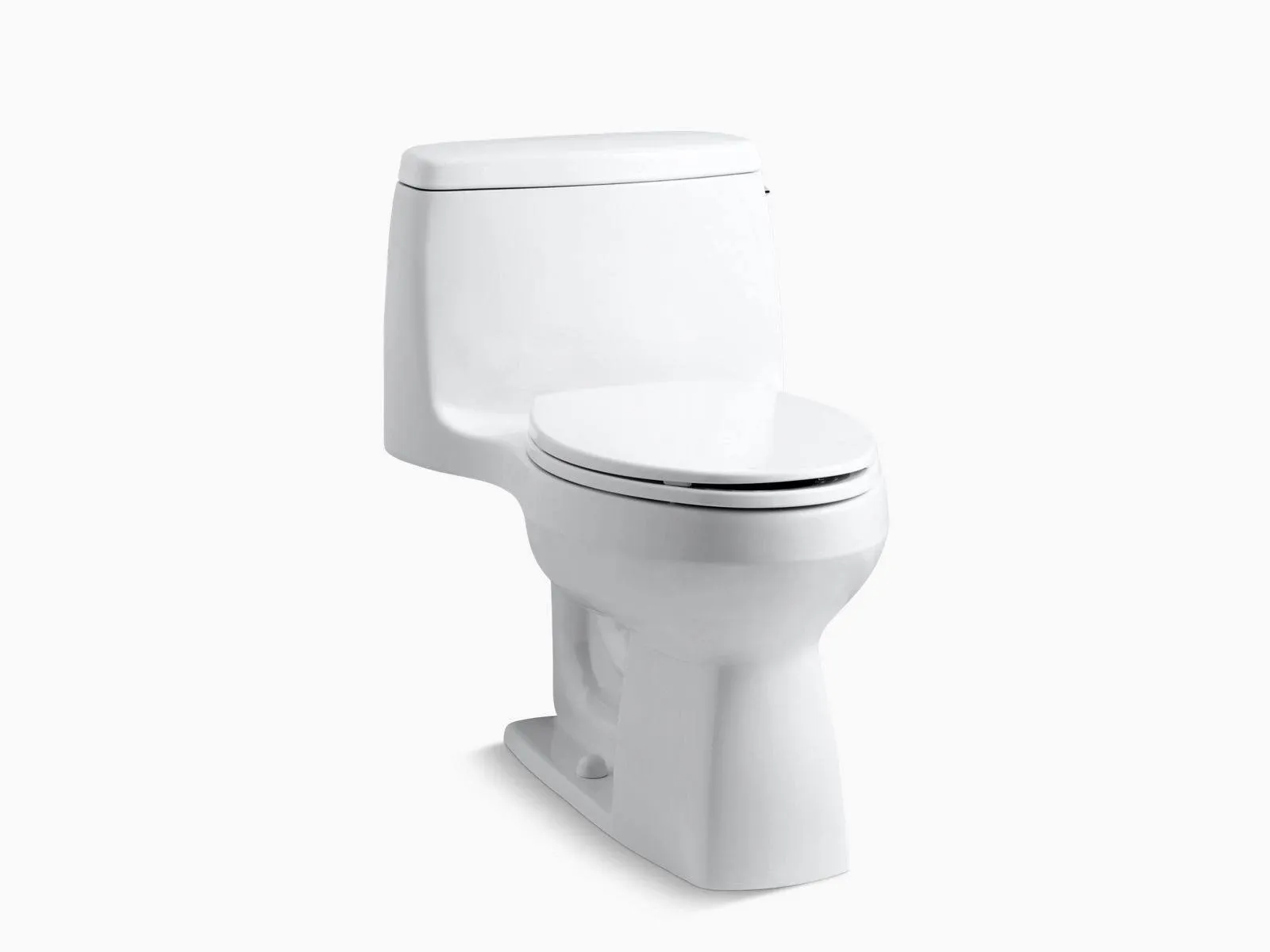 Kohler 3810-0 Santa Rosa Comfort Height Elongated 1.28 Gpf Toilet with Aquapiston Flush Technology And Left-Hand Trip Lever, White