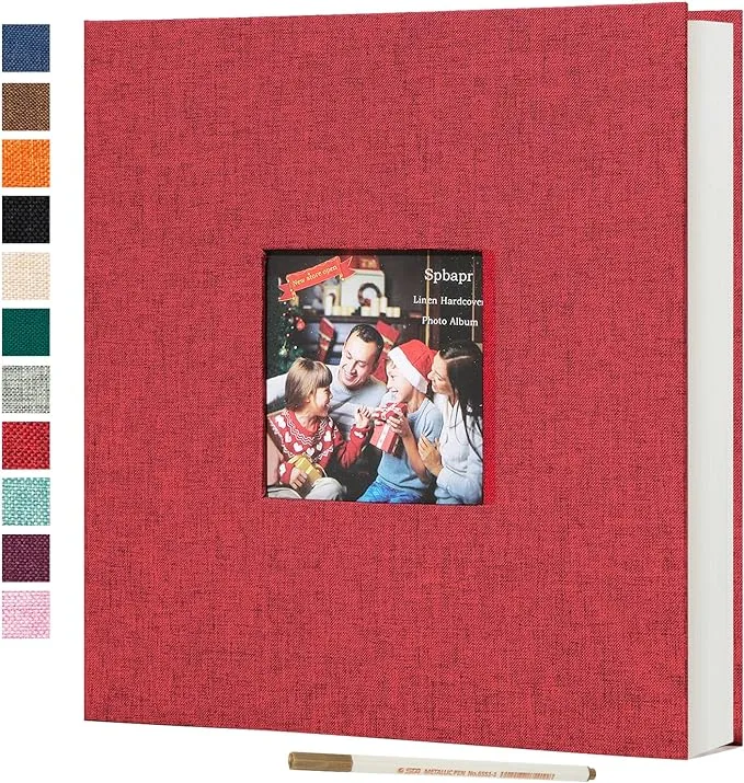 Spbapr Photo Album Self Adhesive 3x5 4x6 5x7 8.5x11 Magnetic Scrapbook 13.2 x ...