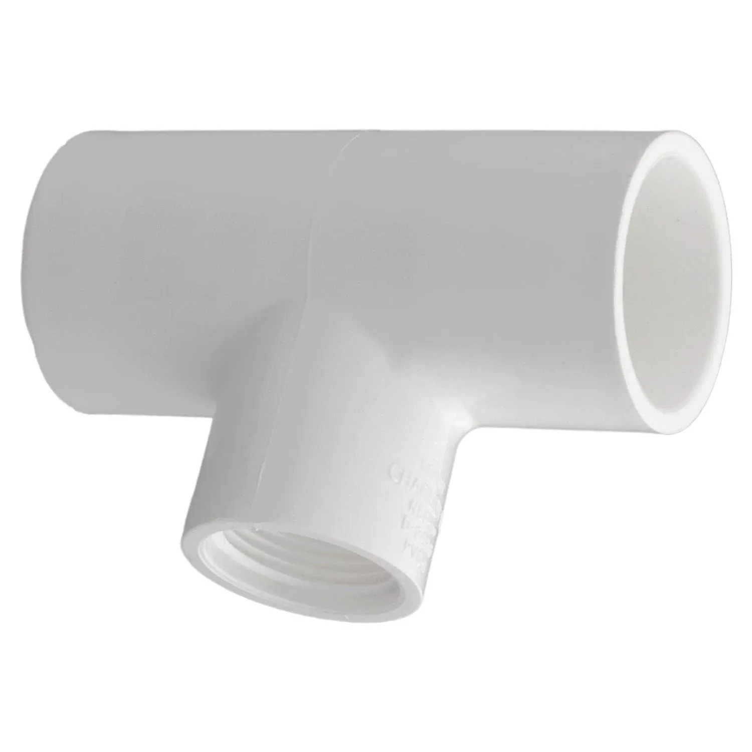 Pipe Schedule 40 1 in. Slip X 1 in. D Slip PVC Reducing Tee