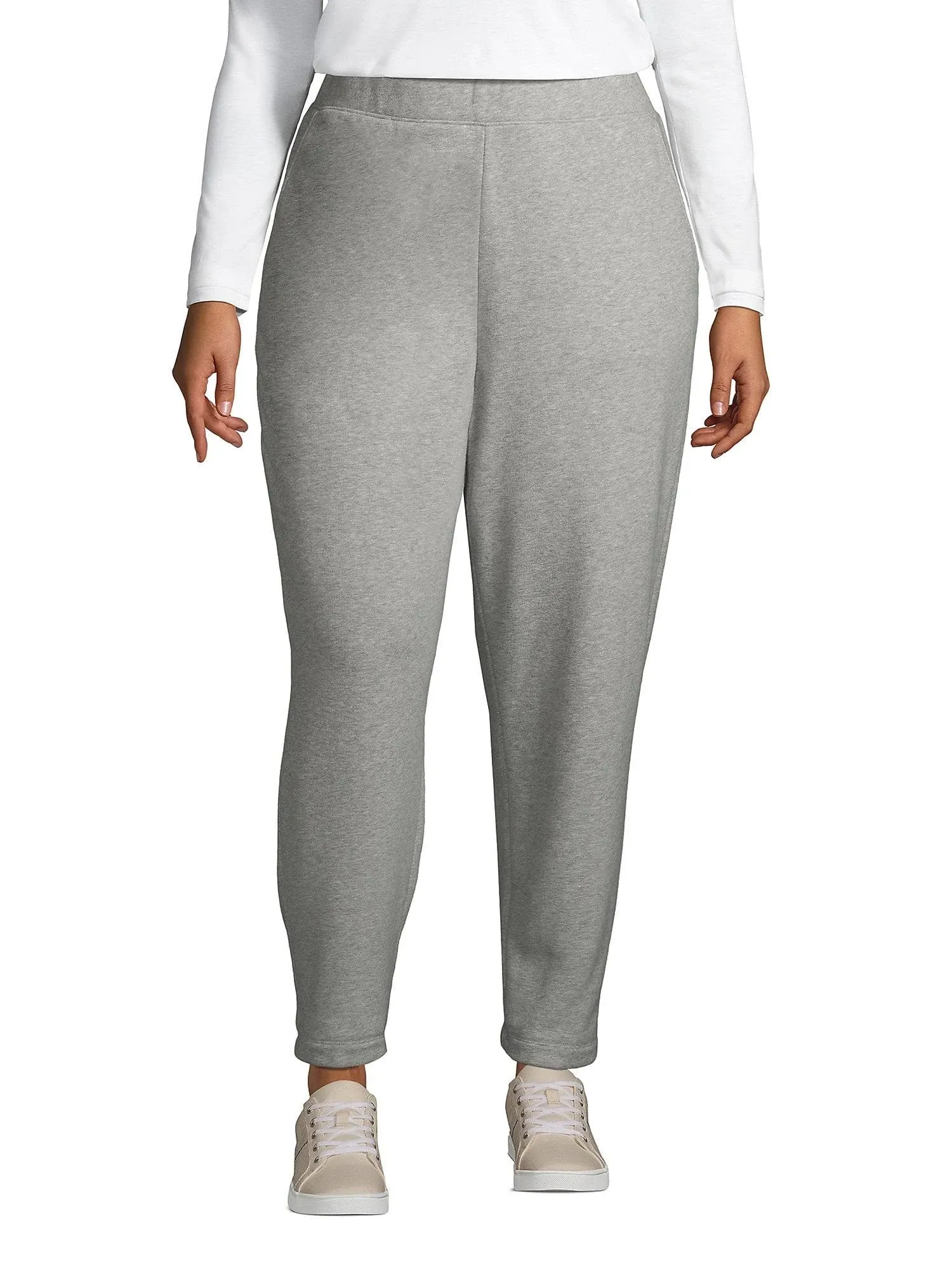 Plus Size Lands' End Serious Sweats Ankle Sweatpants