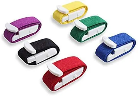 Ewinever 6-Pack Tourniquet Elastic First Aid Quick Release Medical Sport Emergency Buckle Band