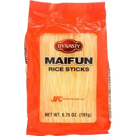 Dynasty MAI Fan Rice Stick, 6.75 oz Bags (Pack of 12)