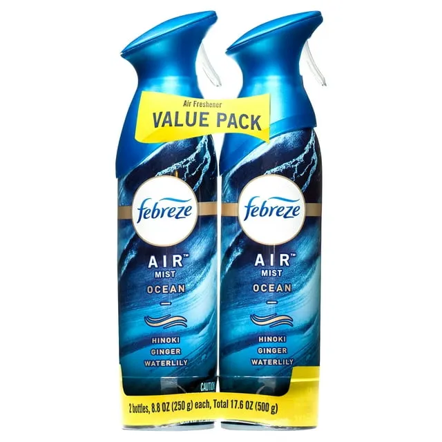 Air 8.8 oz. Variety Kitchen Odor Eliminator Linen and Sky and Ocean Scent Air Freshener Spray (3 Count)