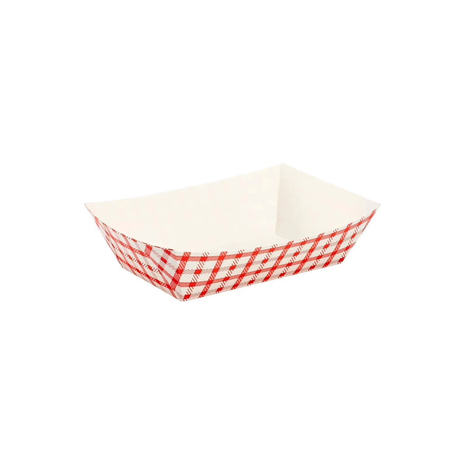 Karat Food Tray Shepherd's Check Red 2.5 lb