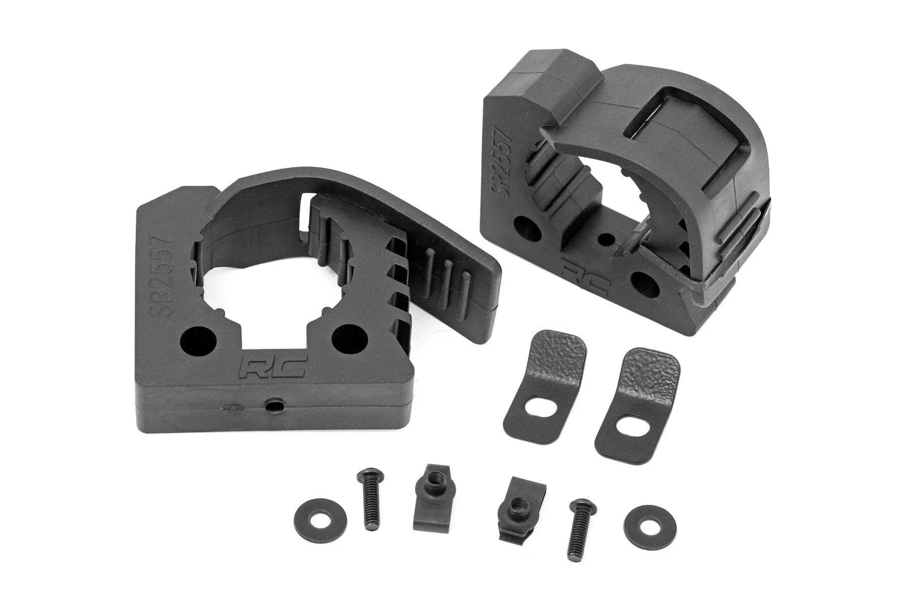 Rough Country Rubber Molle Panel Clamp Kit 1&#034; to 2-1/4&#034; | 2-Clamps - 99071