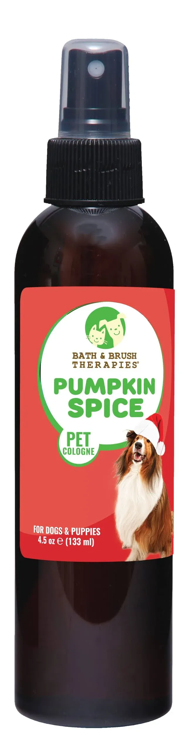 Pumpkin Spice Holiday Dog Perfume 4.5 oz. for Dogs and Puppies | Long Lasting | Deodorizing Spray | Paraben Free | Made In The USA