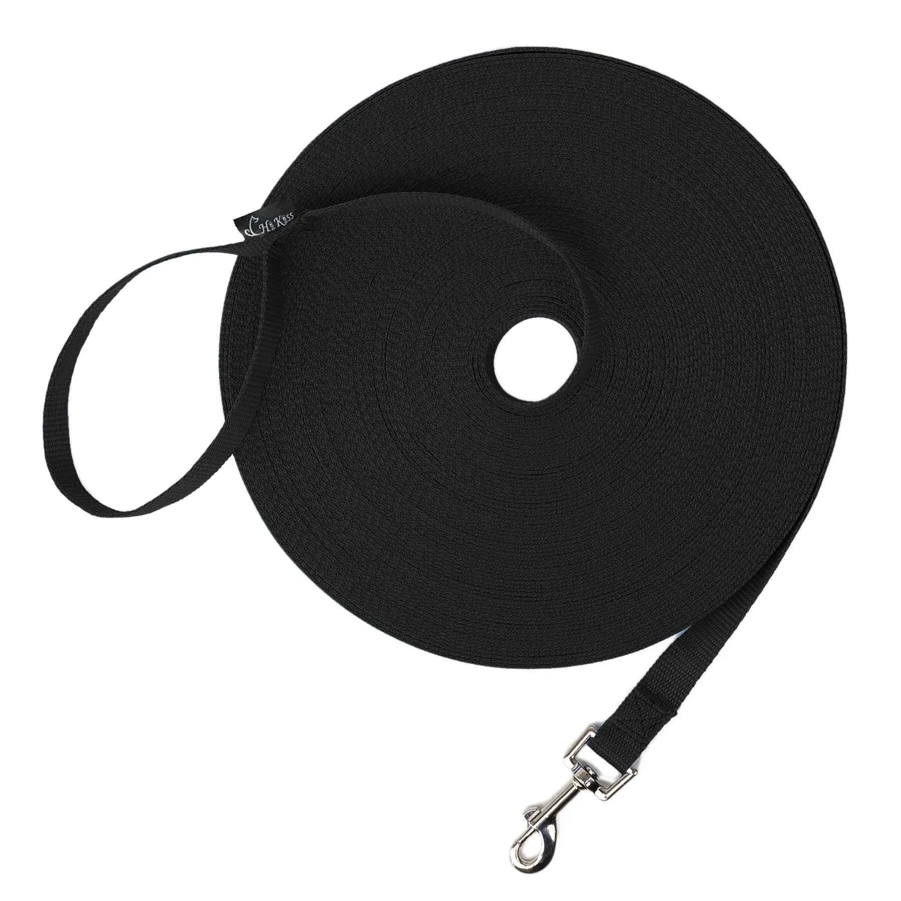  Dog/Puppy Obedience Recall Training Agility Lead - 15ft 20ft 50 Feet Black