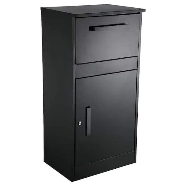 Winfield Series ParcelDefender Freestanding Mail/Parcel Box WF-PB003 Black