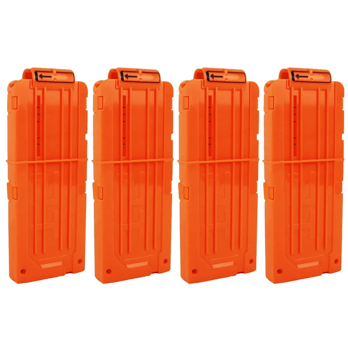 OIMIO Bullet Clips, 4 Pack 12-Darts Quick Reload Clips Magazine Clips for Nerf N ...