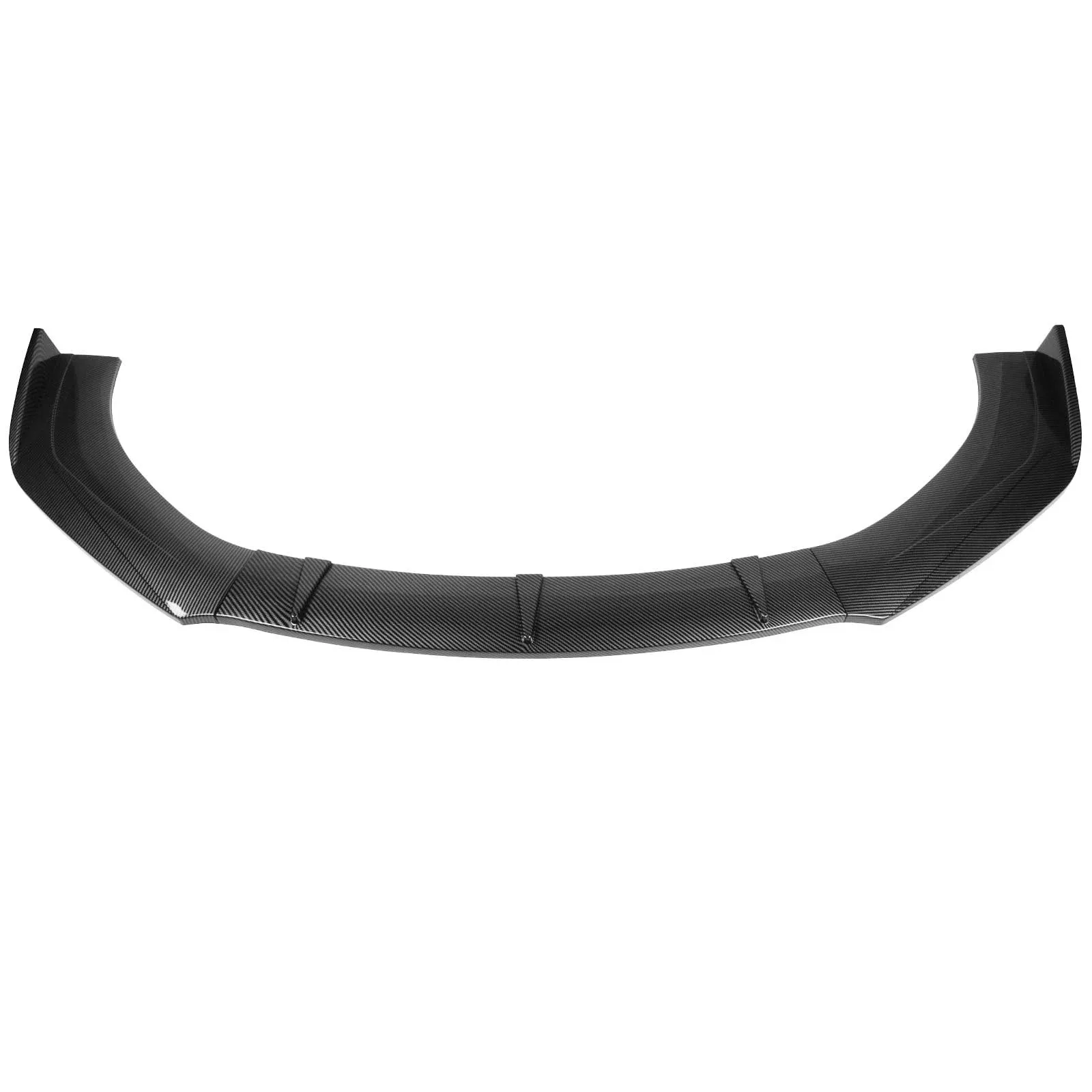 Fit 59&#034;-65&#039;&#039; Width Car Unadjustable Front Bumper Lip Spoiler 3PCS PP-Matte Black