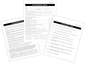 Lashicorn Facial Intake, Consent, and Aftercare Form | 75 Pack | 8.5 x 11" A1 ...