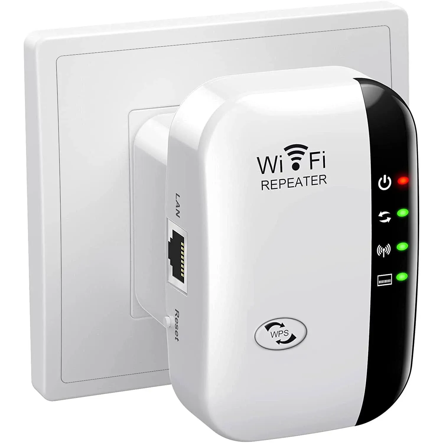 WiFi Extender Signal Booster Up to 5000sq.ft and 45 Devices, WiFi Range Extender