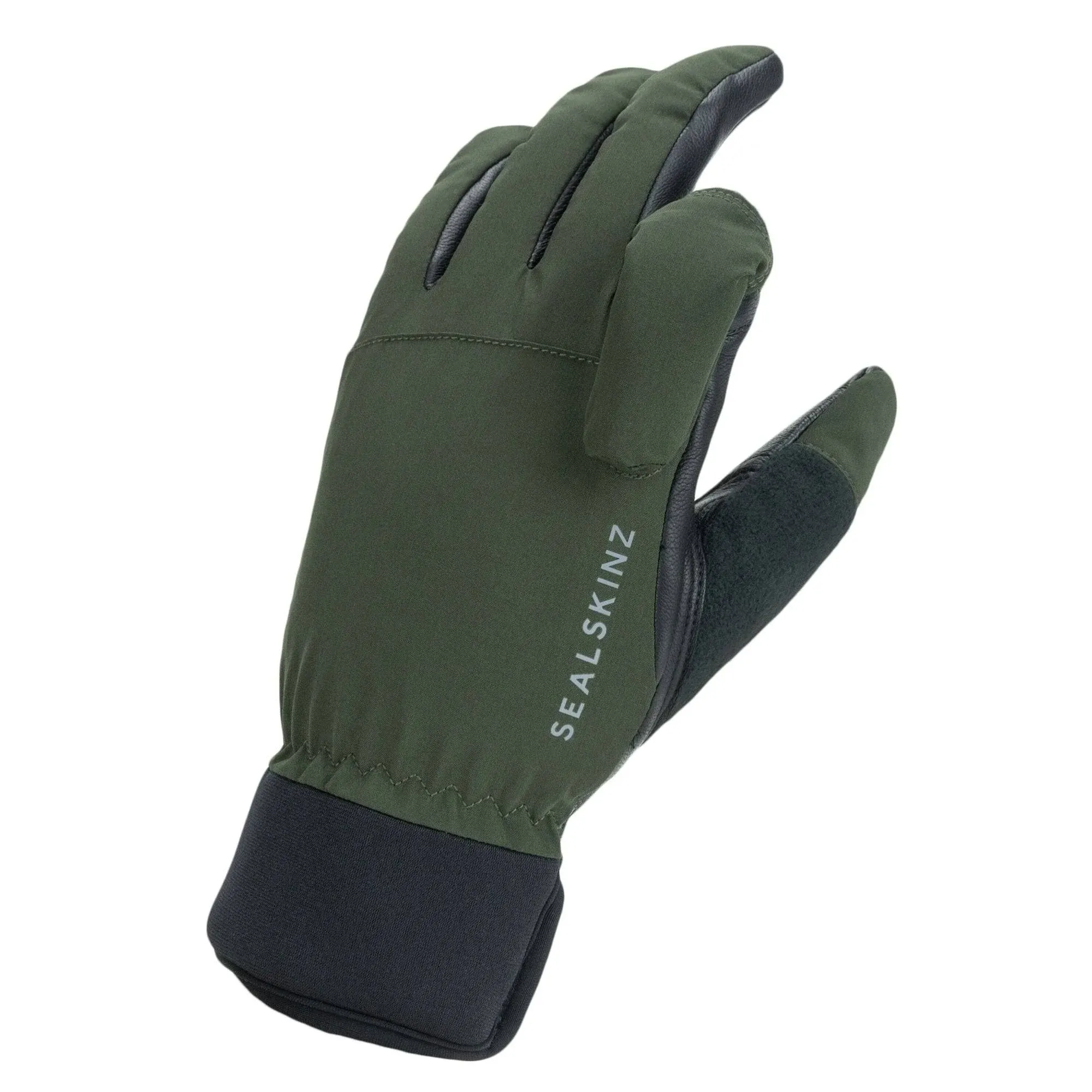 SealSkinz Waterproof All Weather Lightweight Shooting Gloves Olive/Black