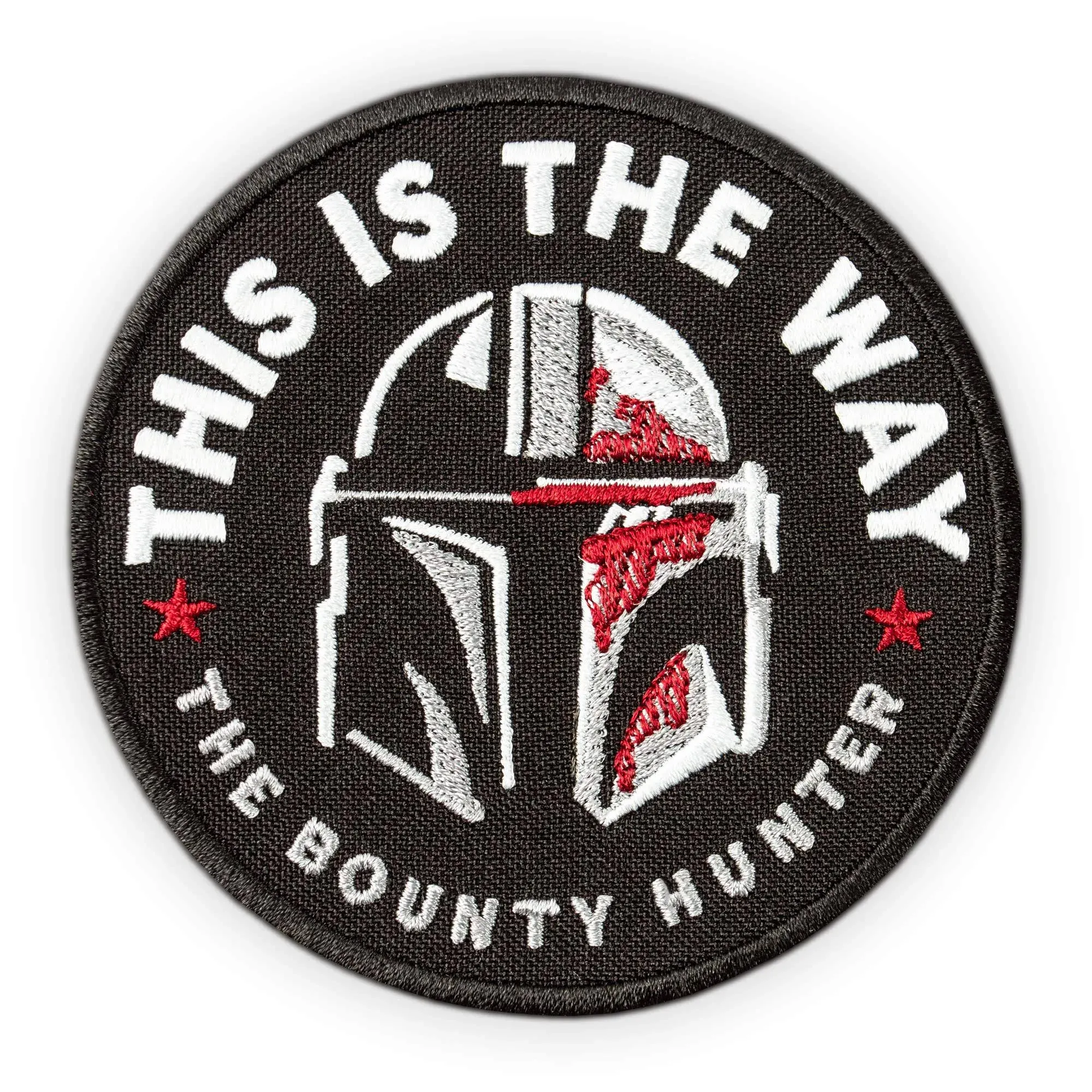 Bounty Hunter Patch, This is The Way Mandalorian, Star Wars Morale, 3.5&#034; Iron On