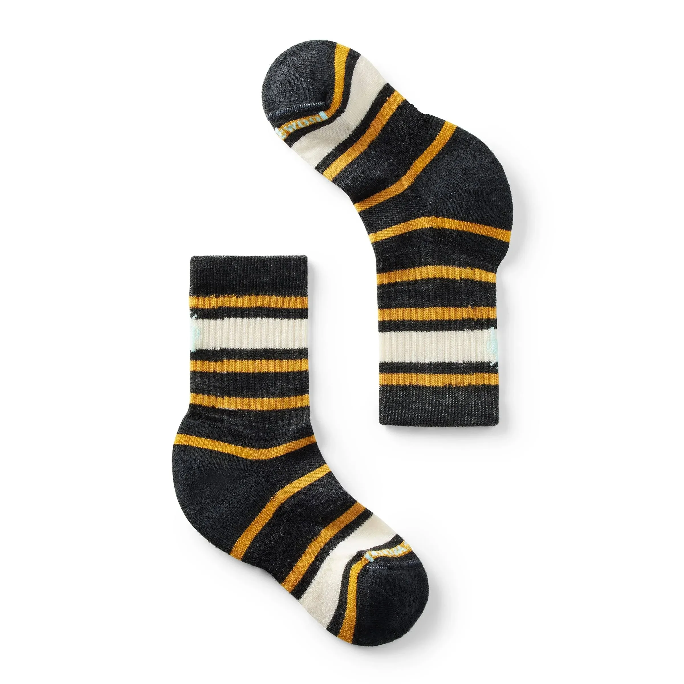 Smartwool Hike Light Cushion Striped Crew Sock - Kids'