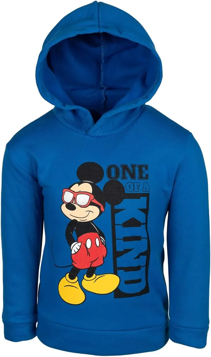 Disney Mickey Mouse Infant Baby Boys Fleece Pullover Hoodie Blue 18 Months