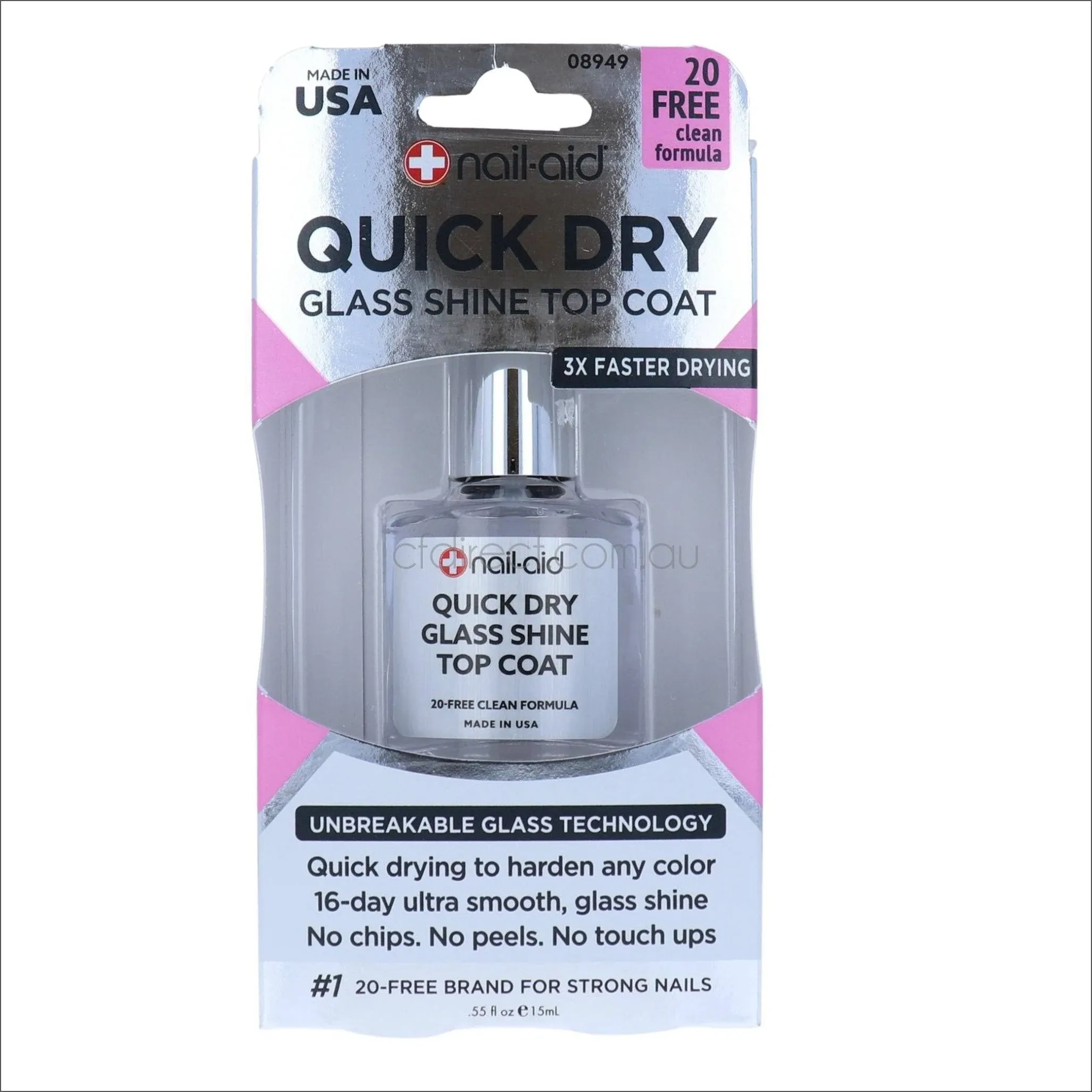 - Quick Dry Glass Shine Top Coat