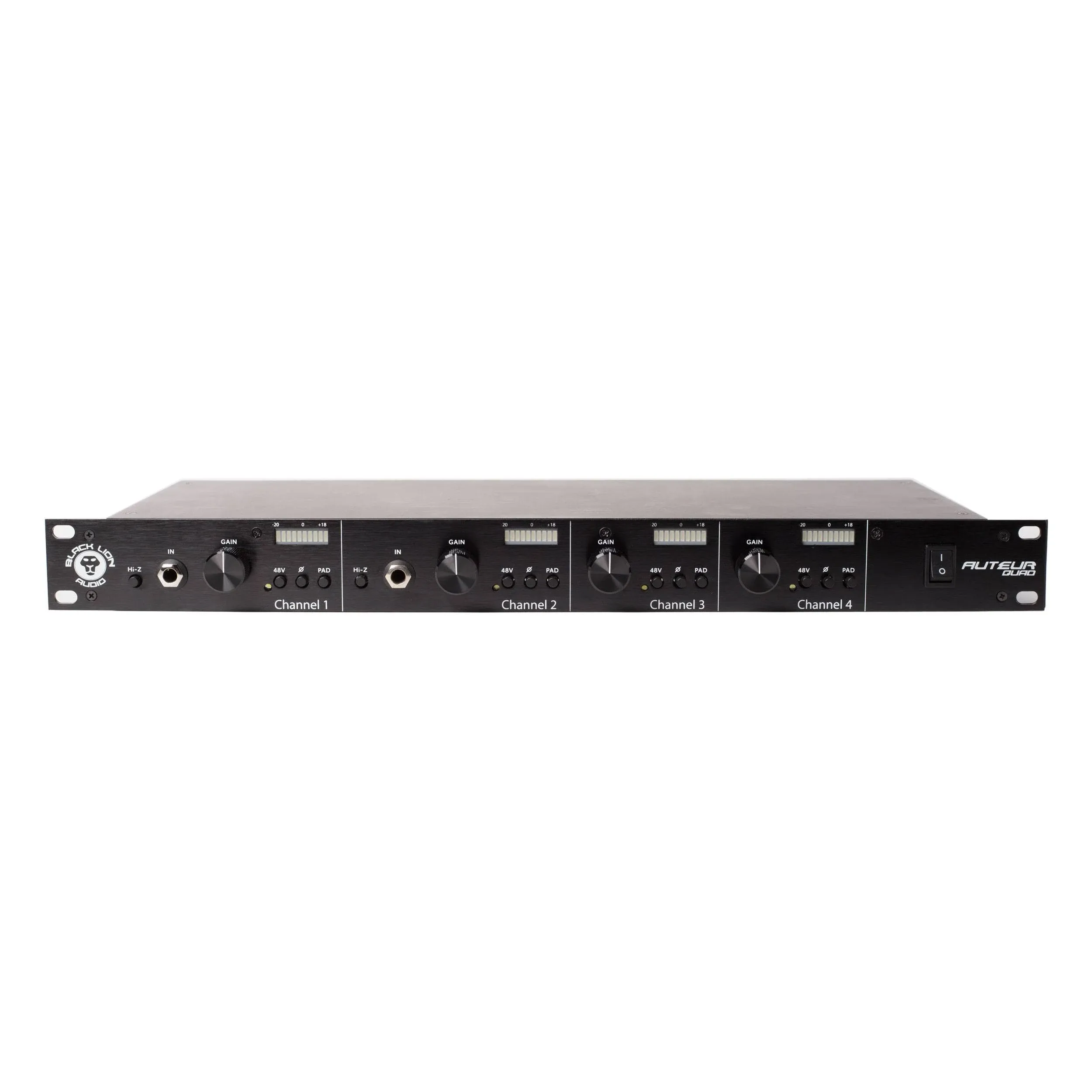 Black Lion Audio Auteur Quad 4 Channel Microphone Preamp