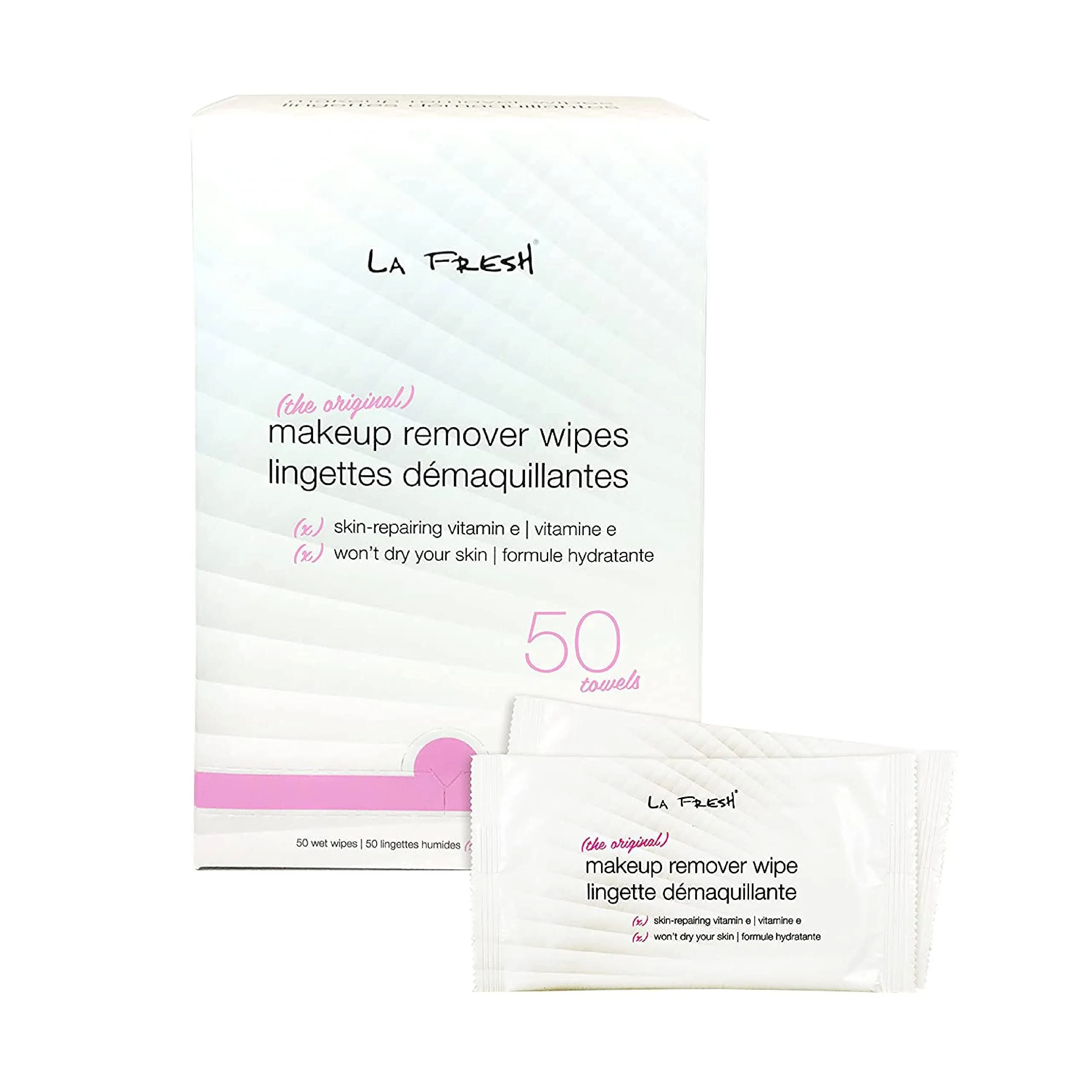 Makeup Remover Wipes with Vitamin E - Make up Remover Wipes for Face Eyes Lip...