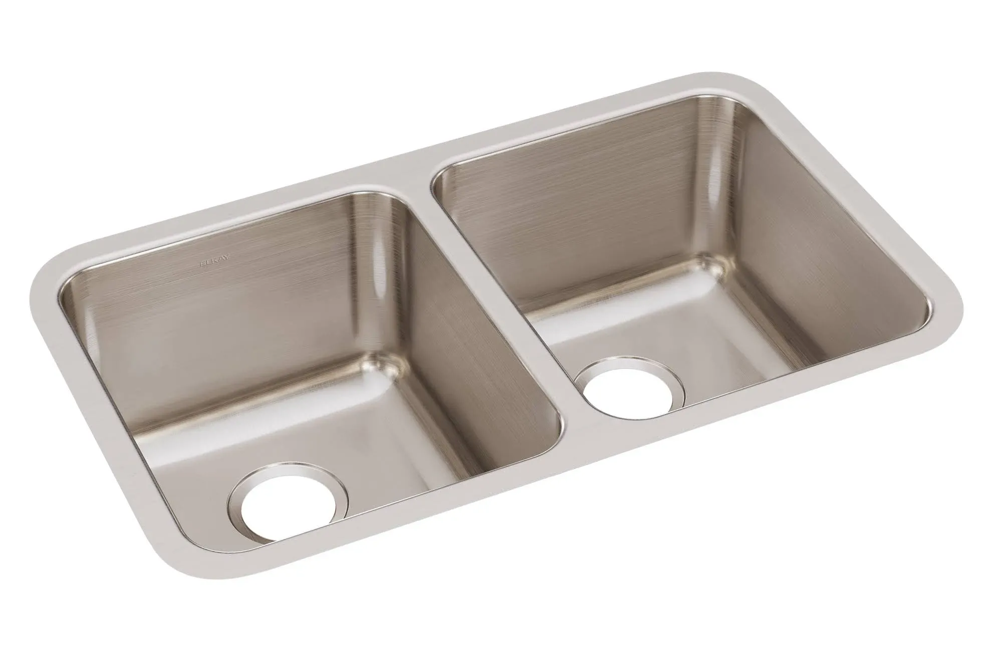 Elkay ELUH311810 Lustertone 30-3/4&#034; Undermount Double Basin - Stainless Steel