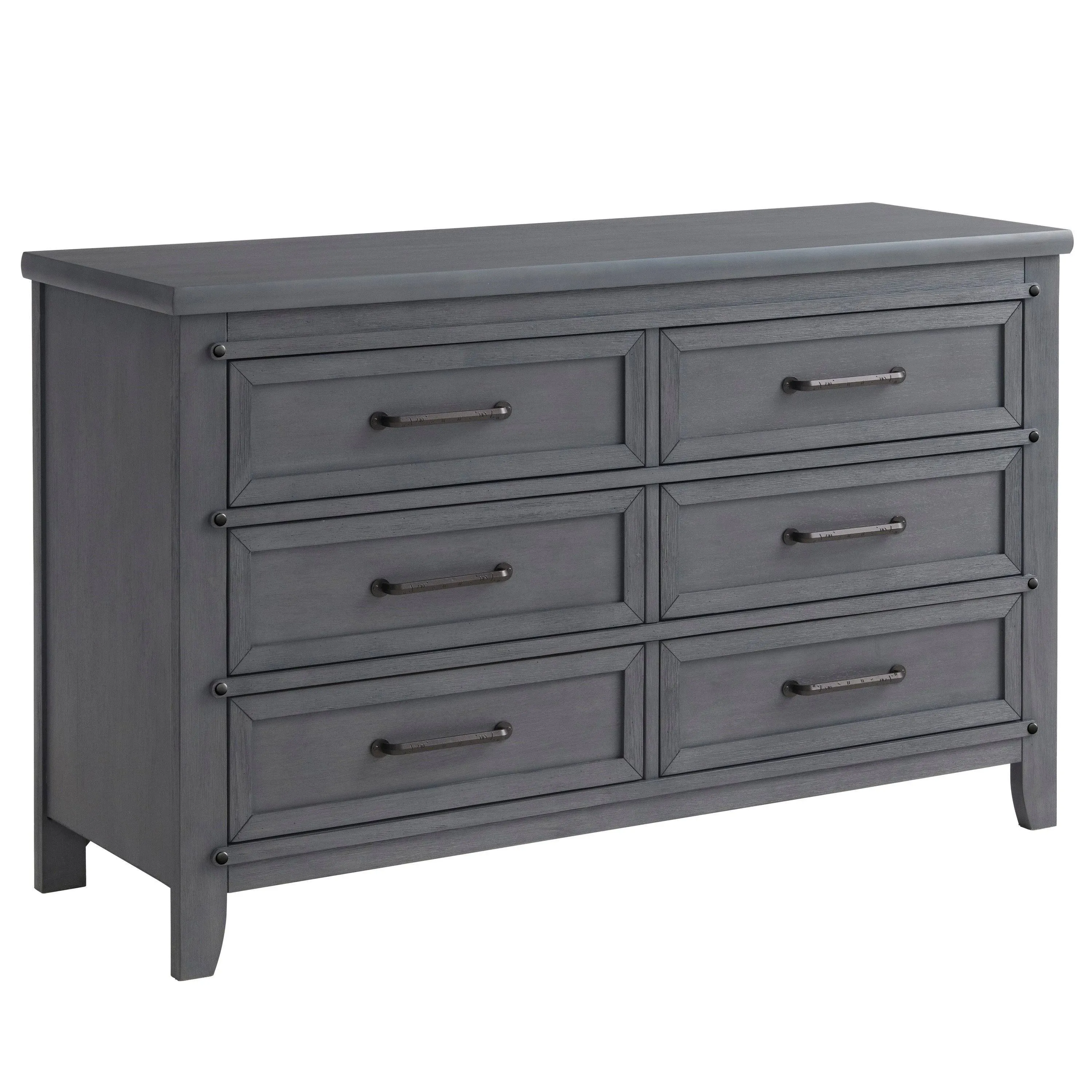 Soho Baby Ellison 6 Drawer Dresser, Ash Gray