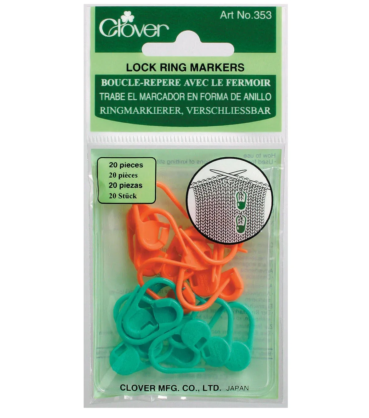 Clover Locking Stitch Markers